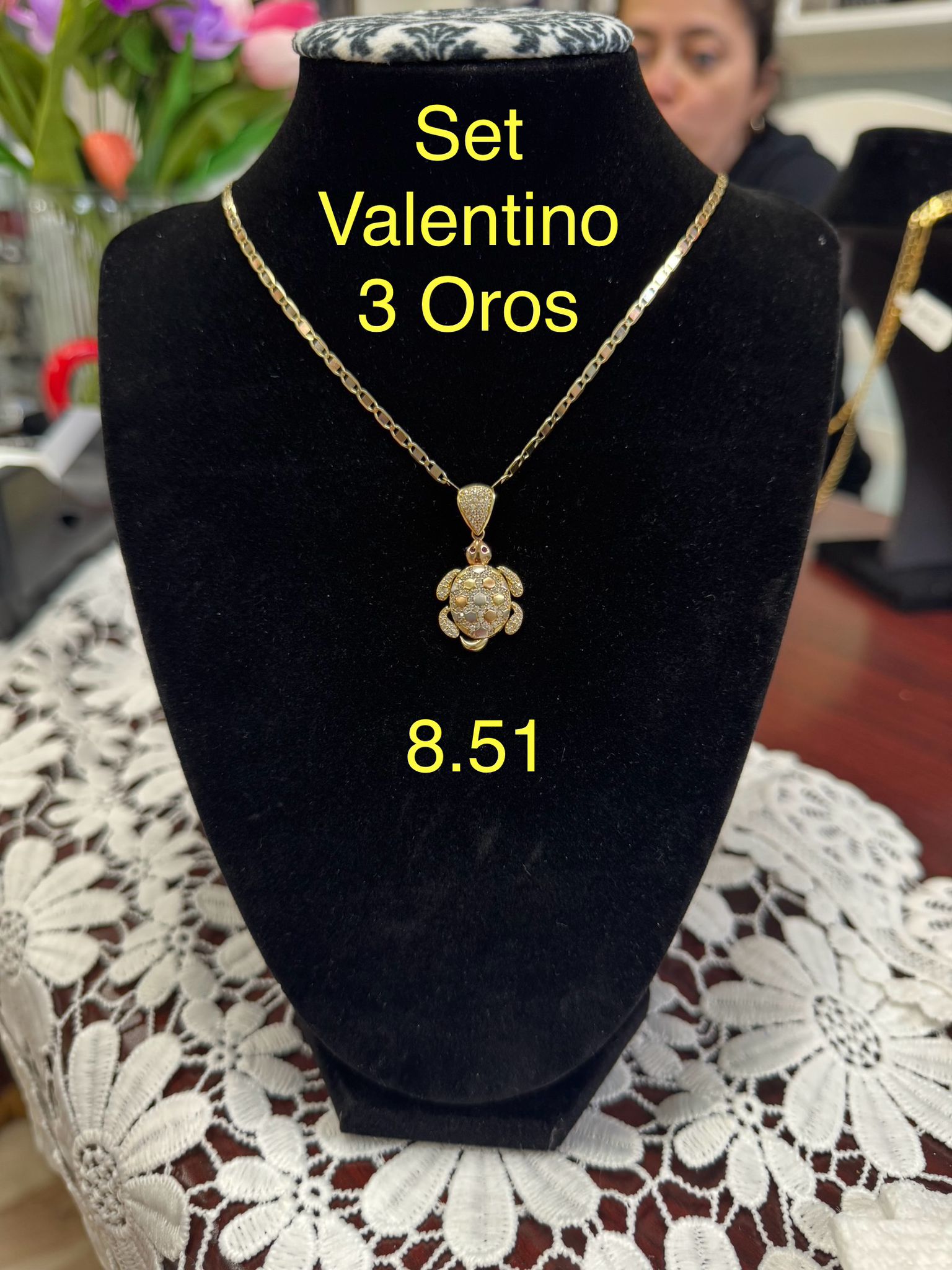 Set Valentino 3 Oros