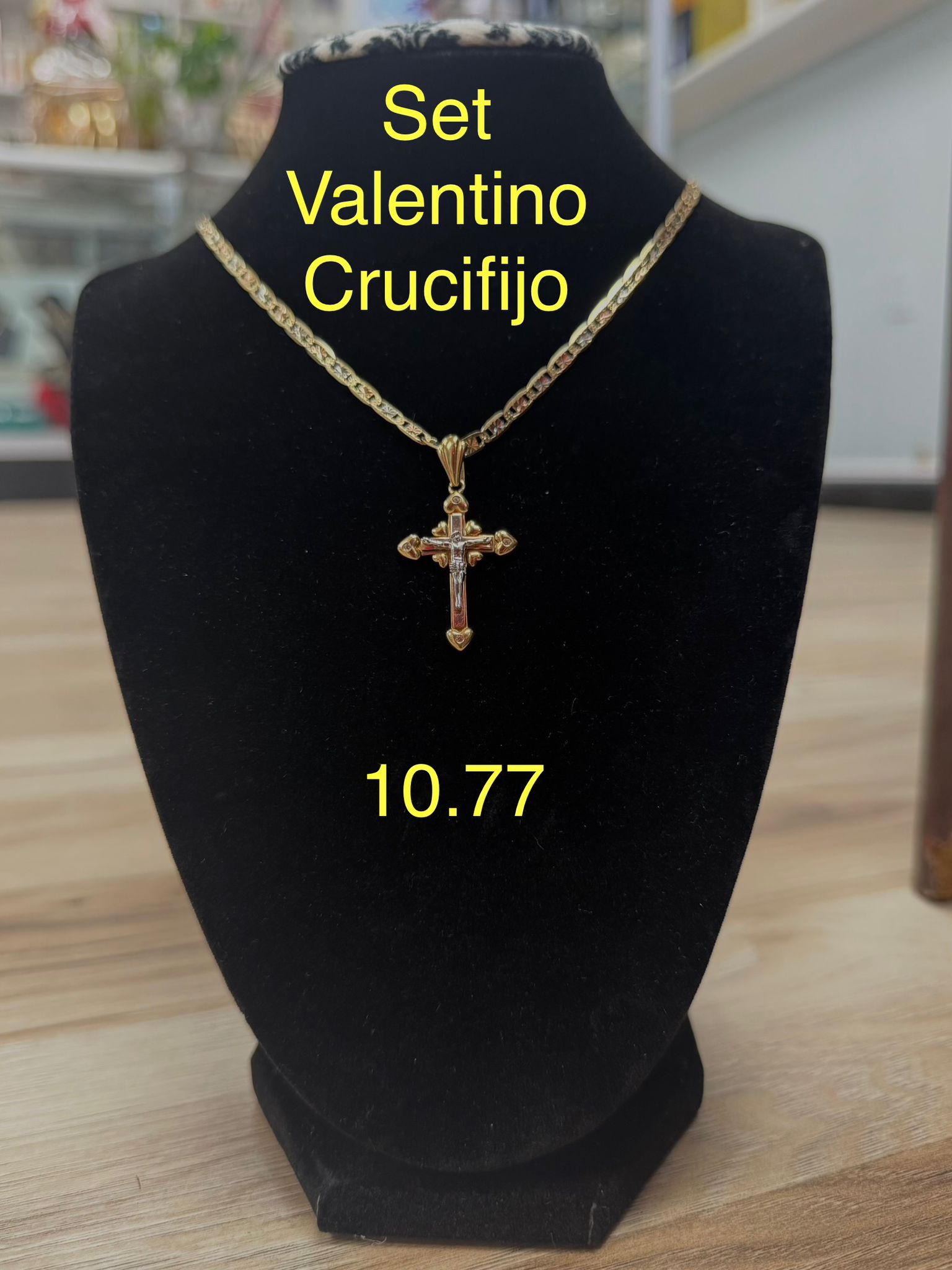 Set Valentino Crucifijo