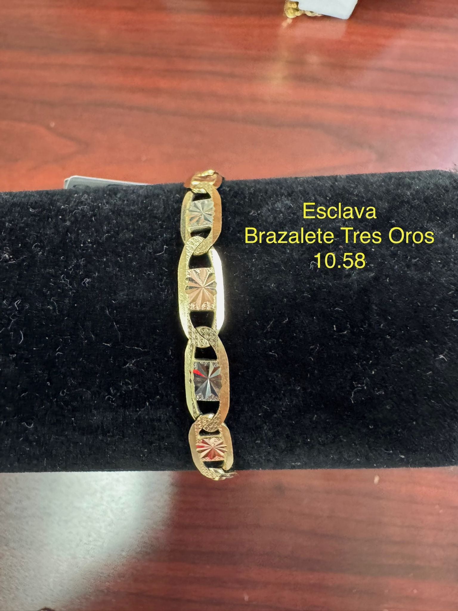 Esclava Brazalete Tres Oros